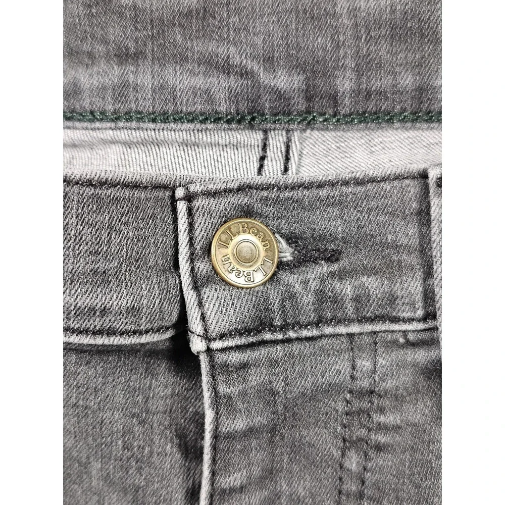 L.L.Bean BeanFlex Classic Fit‎ Jeans 32x28 Black Stretch Straight Leg 511182